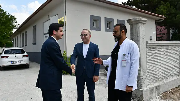 Akkışla Kaymakamı Günday'dan İlçe Devlet Hastanesi'ne ziyaret...