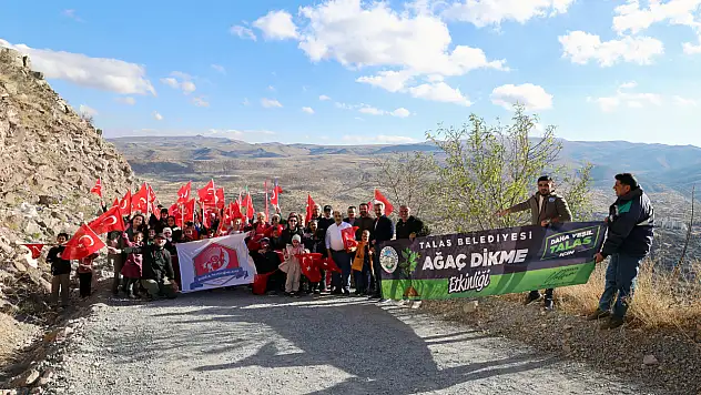 Ali Dağı'nda yeşeren Cumhuriyet! Talas Belediyesi'nden 29 Ekim'e anlamlı etkinlik