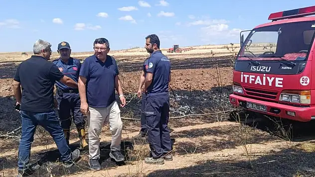 Anız yangının ardından Özsolak'tan uyarı!