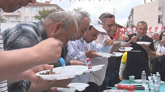 Ankara'da 'Kavurma Yeme Yarışması'
