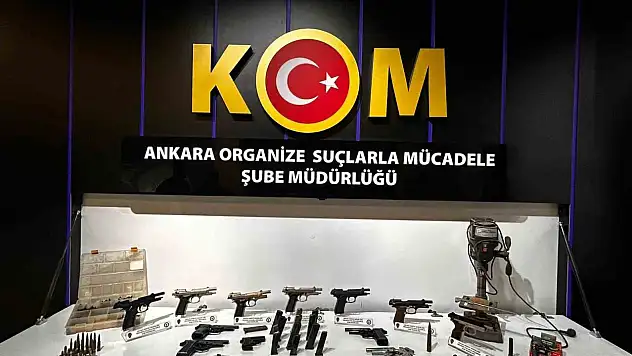 Ankara'da silah kaçaklığı operasyonunda 4 kişi tutuklandı