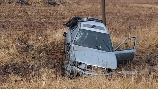 Araç kontrolünü kaybetti: 1 yaralı