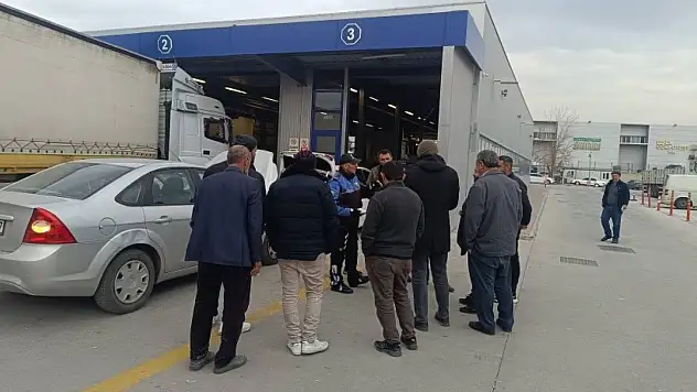 Araç muayene istasyonundaki vatandaşlar bilgilendirildi