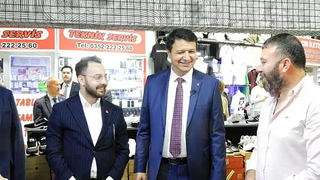 Arıkan'dan esnafı ziyaret etti