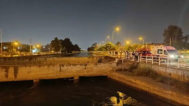 Sulama kanalına düşen genç akıntıya kapılarak kayboldu