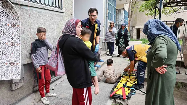 Nevşehir'de iki kardeş balkondan düştü!