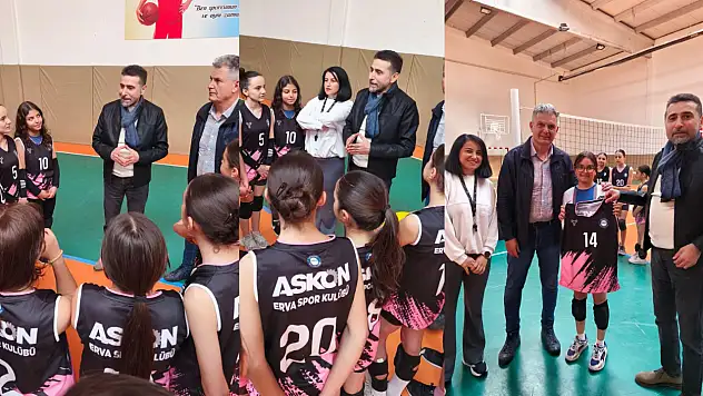ASKON ERVA öğrencilerine forma hediye edildi
