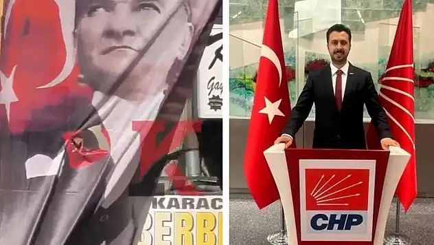 Atatürk posteri olayına CHP Kayseri'den tepki: Açık bir saygısızlıktır!