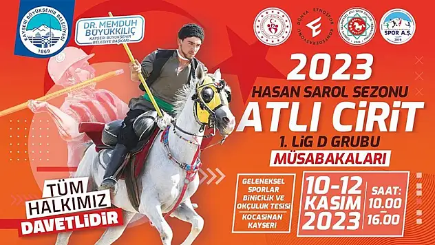 Atlı cirit müsabakaları Kayseri'de yapılacak