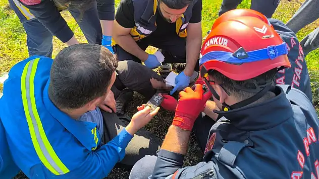 Adana'da motorlu testere kazası!
