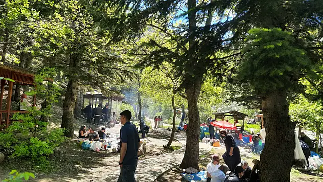 şelale ve mesire alanına 6 bin ziyaretçi