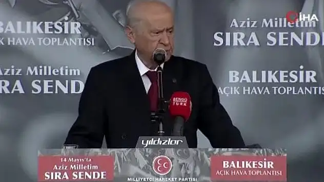Bahçeli, muhalefete yüklendi