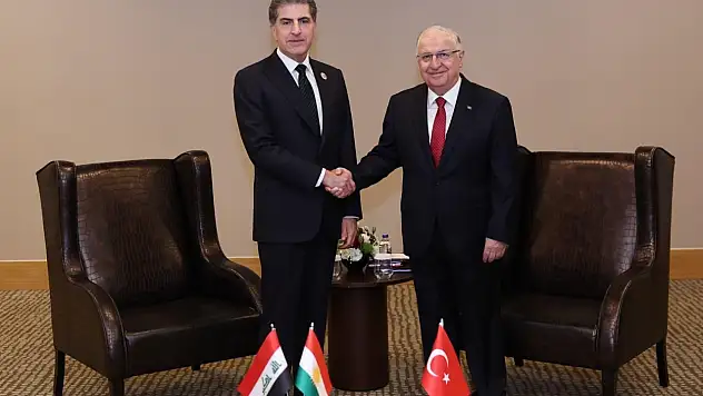 Bakan Yaşar Güler, Antalya'da Neçirvan Barzani ile görüştü