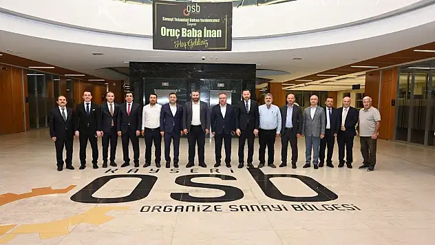 Bakan Yardımcısı Oruç Baba İnan Kayseri OSB'yi ziyaret etti