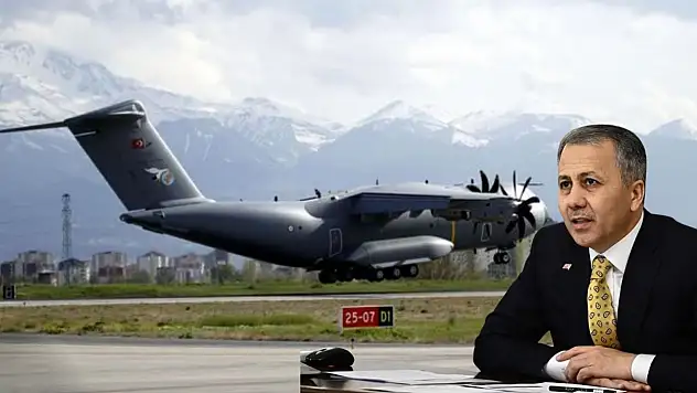 Bakan Yerlikaya'dan düşen uçakla ilgili açıklama!