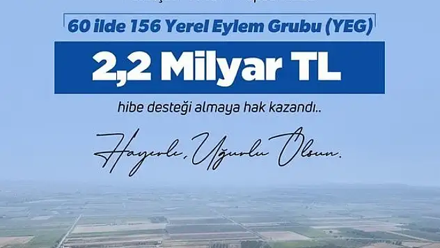 Bakan Yumaklı: '60 ildeki 156 Yerel Eylem Grubunun tamamı desteklenmeye hak kazandı'