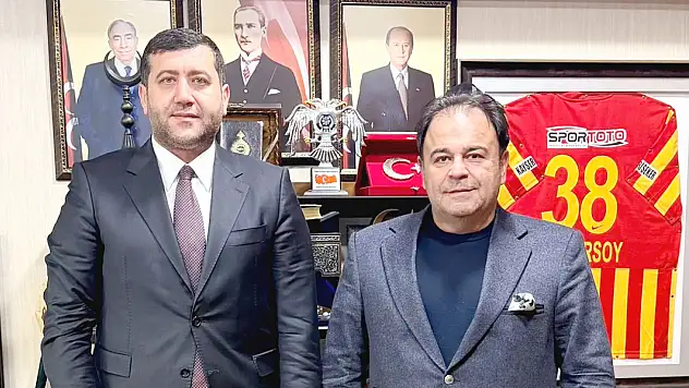 Baki Ersoy'a TBMM'de sürpriz ziyaret: Ziya Eren detayı Kayserispor camiasını heyecanlandırdı