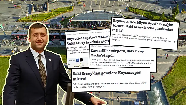 Baki Ersoy, Kayseri'nin derdiyle dertlendi: Dikkat çeken başarı verilere yansıdı!