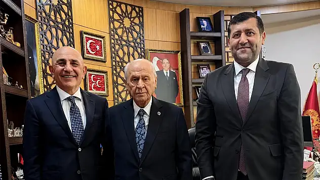 Baki Ersoy ve Süleyman Hurma, Devlet Bahçeli'yi ziyaret etti: Neler konuşuldu?