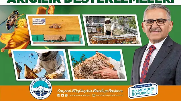 Büyükkılıç'tan vatandaşlara arı kovanı desteği