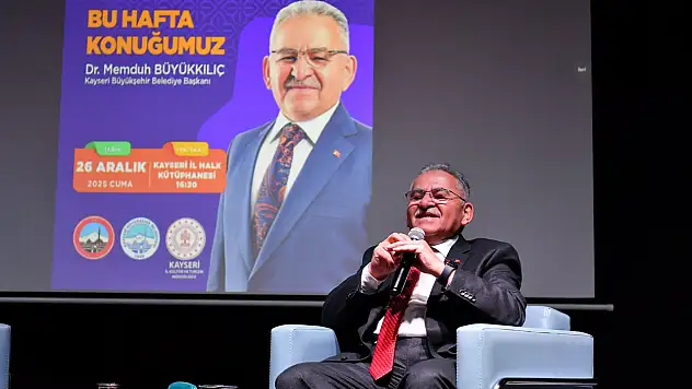 Başkan Büyükkılıç gençlerle buluştu: İşte altın değerinde tavsiyeler...