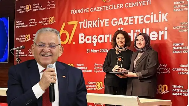 Başkan Büyükkılıç Kayseri'ye ödül getiren Büyükçekiç'i kutladı