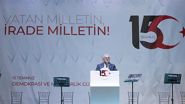 Başkan Büyükkılıç'tan 15 Temmuz mesajı: 'Tarihi bir dönüm noktasıdır'