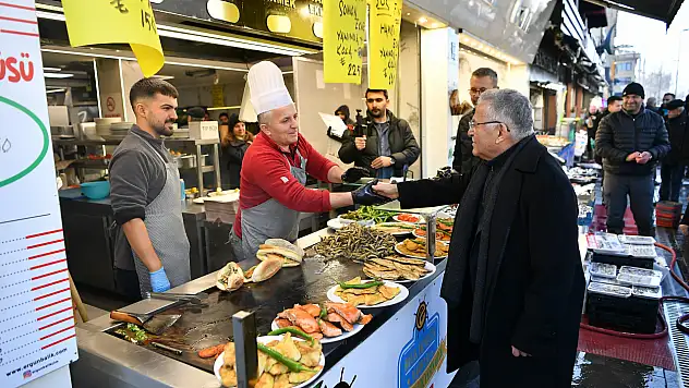 Başkan Büyükkılıç'tan samimi buluşma
