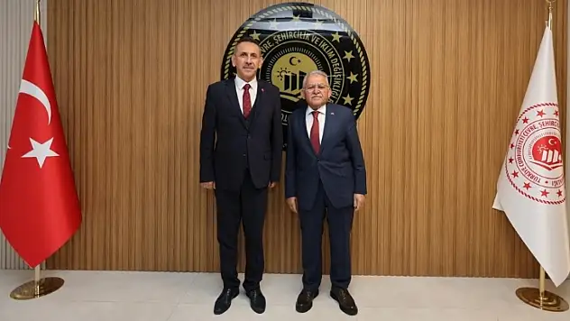 Başkan Büyükkılıç'tan Yeni İl Müdürü Öztürk'e hayırlı olsun ziyareti