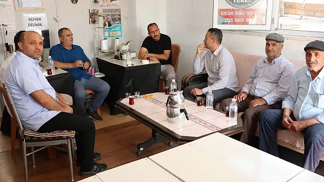 Başkan İlmek'ten Örenşehir mahallesinde vatandaşlarla bir araya geldi