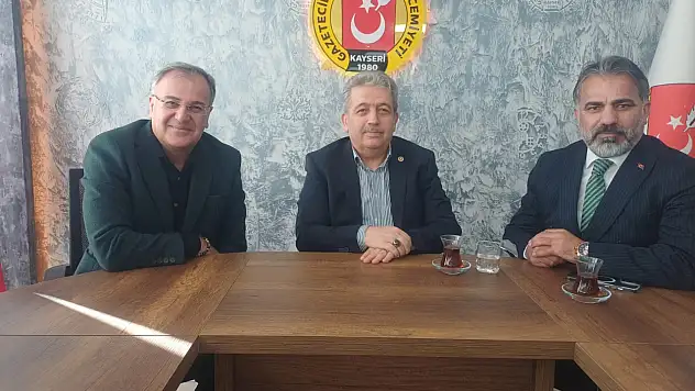 Başkan Özdoğan'dan KGC'ye 10 Ocak Çalışan Gazeteciler Günü ziyareti