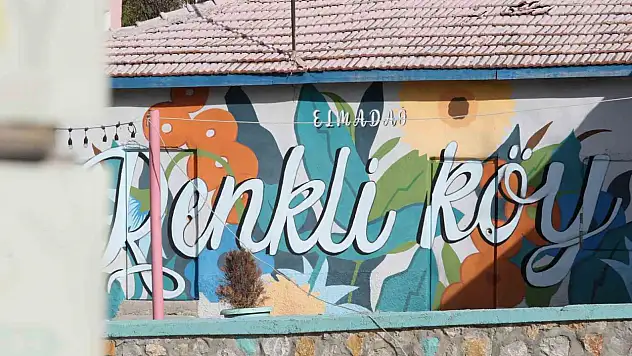 Binalardan duvarlara renk cümbüşü: 'Renkli Köy'