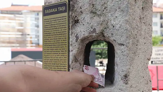 Osmanlı kültürünü yansıtan sadaka taşları günümüzde unutuldu!