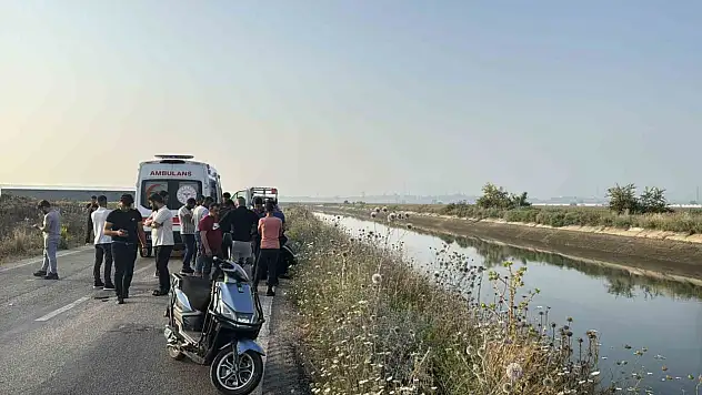 Bisikleti için kanala girmişti acı haber geldi!