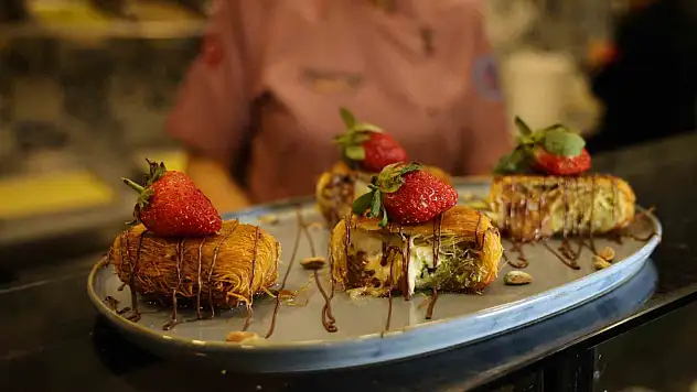 Klasik kadayıfa yeni yorum