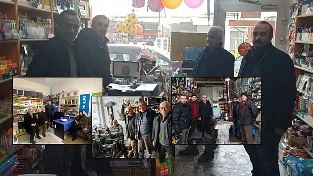 Bünyan'da 11 esnafa ziyaret gerçekleştirdiler!