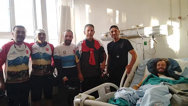 Bünyan'da kaza geçiren Fransız turist tedavi altına alındı!