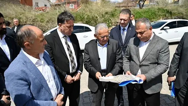 Büyükkılıç baba ocağında inceledi: Develi'ye 100 milyon TL'lik içme suyu yatırımı
