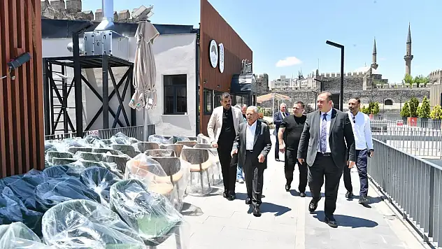 Büyükkılıç, Kayseri mutfağını tanıtacak tesiste inceleme yaptı