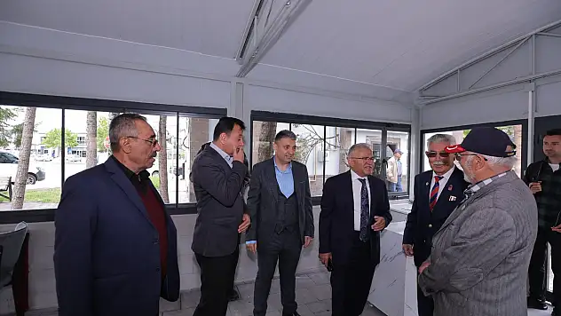 Büyükkılıç, şehit yakınları ve gazilere özel hizmeti yerinde inceledi