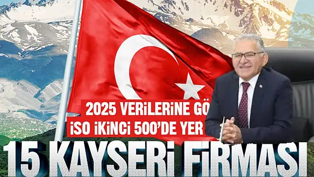 Büyükkılıç'tan sanayi firmalarına tebrik