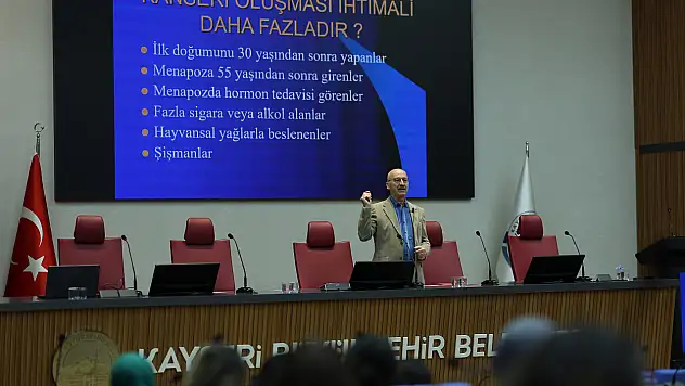 Büyükşehir'den kadın personeline meme kanseri eğitimi...