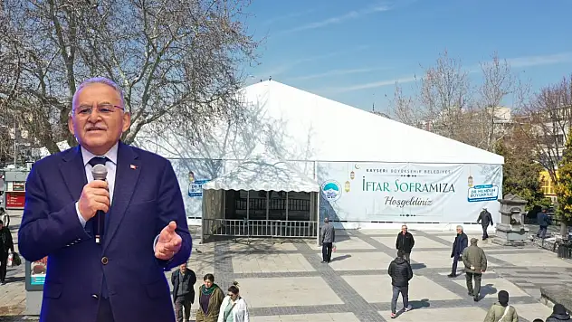 Büyükşehir harekete geçti: Kayseri'de bir farklı noktaya daha iftar çadırı kuruluyor!