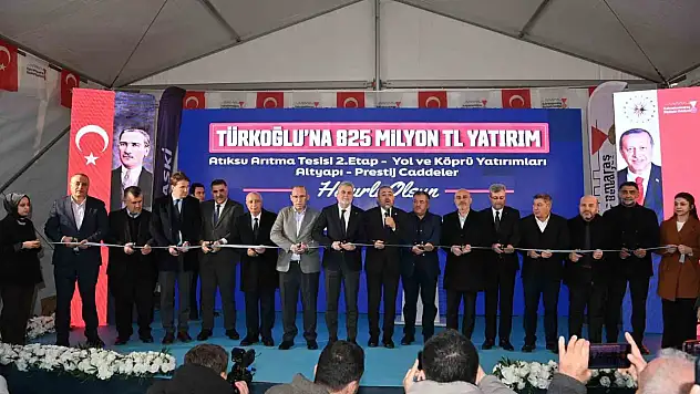 Türkoğlu'na büyük altyapı ve yol yatırımı