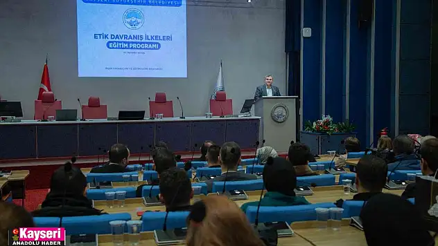 Büyükşehir Personeline 'Etik Davranış İlkeleri' Eğitimi