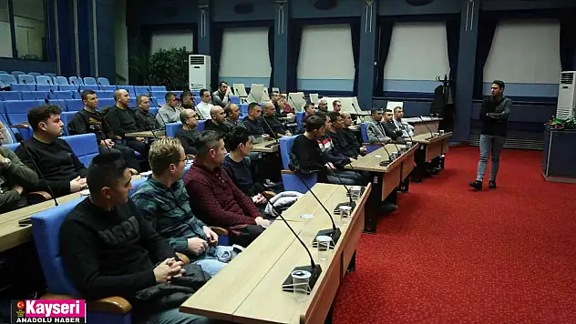 Büyükşehirden yeni itfaiye personellerine iş güvenliği eğitimi