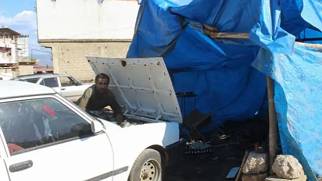 Çadırda hayat mücadelesi!