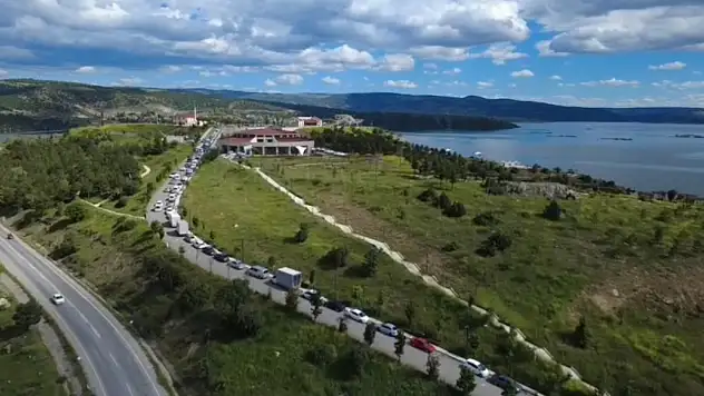 Çekerek Millet Bahçesi'ne yoğun ilgi!