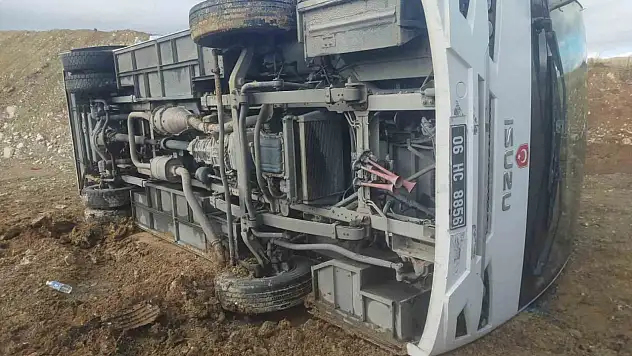 Cezaevi nakil aracı devrildi: 7 kişi yaralı