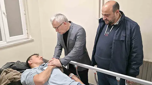 Vali Şimşek yaralıları ziyaret etti!